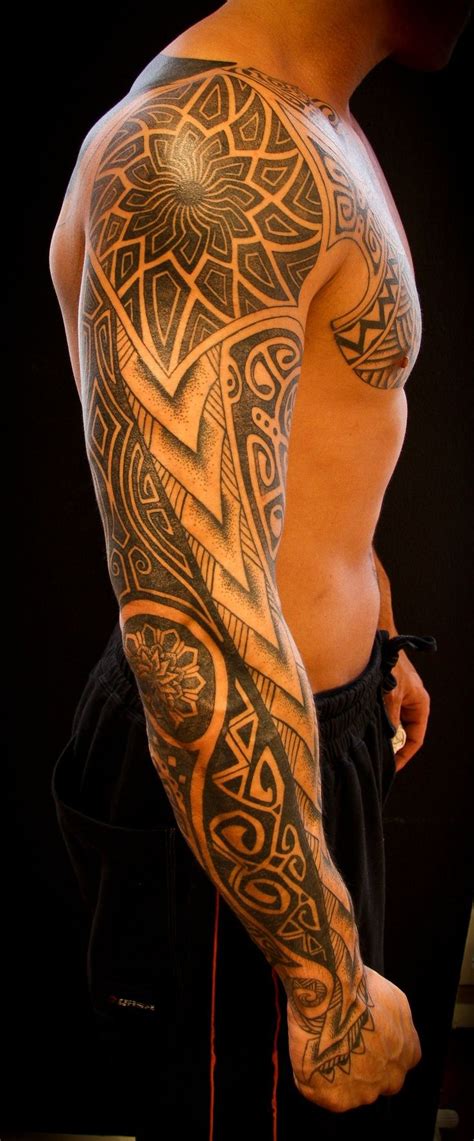 male upper arm tattoo designs